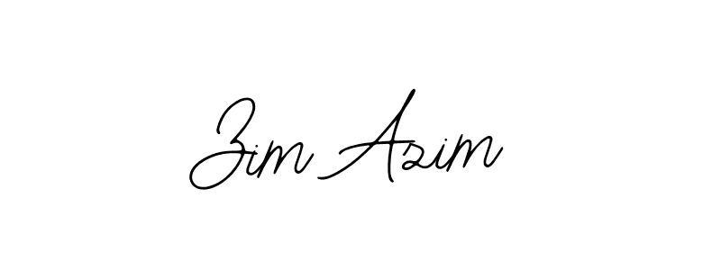 The best way (Bearetta-2O07w) to make a short signature is to pick only two or three words in your name. The name Zim Azim include a total of six letters. For converting this name. Zim Azim signature style 12 images and pictures png