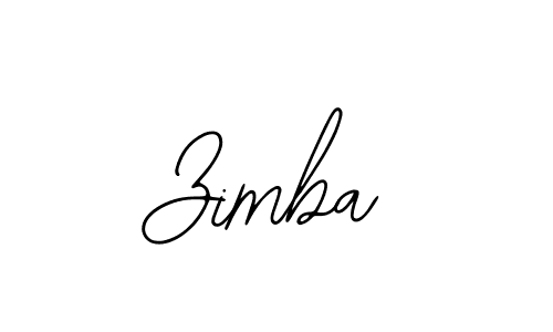 Also we have Zimba name is the best signature style. Create professional handwritten signature collection using Bearetta-2O07w autograph style. Zimba signature style 12 images and pictures png