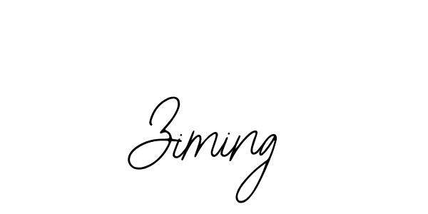 Also we have Ziming name is the best signature style. Create professional handwritten signature collection using Bearetta-2O07w autograph style. Ziming signature style 12 images and pictures png