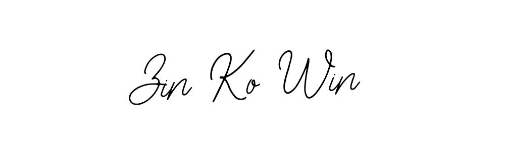 Zin Ko Win stylish signature style. Best Handwritten Sign (Bearetta-2O07w) for my name. Handwritten Signature Collection Ideas for my name Zin Ko Win. Zin Ko Win signature style 12 images and pictures png