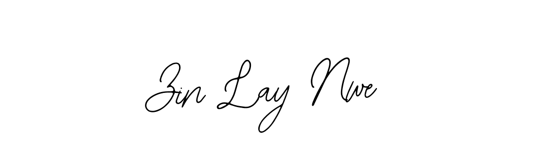 How to make Zin Lay Nwe name signature. Use Bearetta-2O07w style for creating short signs online. This is the latest handwritten sign. Zin Lay Nwe signature style 12 images and pictures png