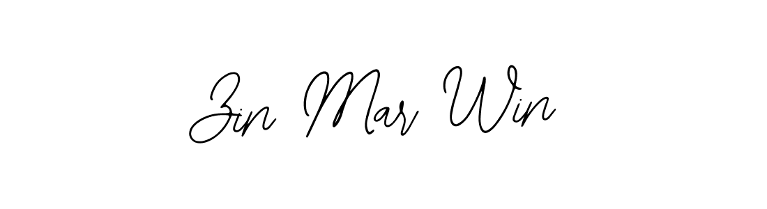 Zin Mar Win stylish signature style. Best Handwritten Sign (Bearetta-2O07w) for my name. Handwritten Signature Collection Ideas for my name Zin Mar Win. Zin Mar Win signature style 12 images and pictures png