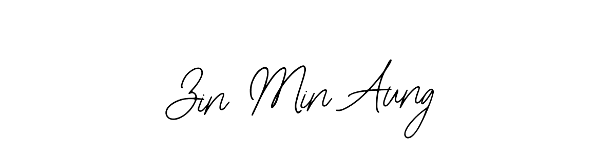Zin Min Aung stylish signature style. Best Handwritten Sign (Bearetta-2O07w) for my name. Handwritten Signature Collection Ideas for my name Zin Min Aung. Zin Min Aung signature style 12 images and pictures png