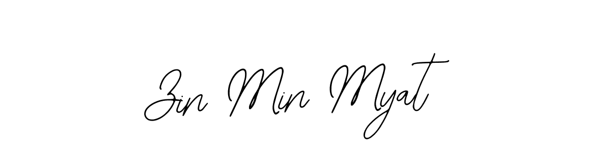 How to make Zin Min Myat signature? Bearetta-2O07w is a professional autograph style. Create handwritten signature for Zin Min Myat name. Zin Min Myat signature style 12 images and pictures png