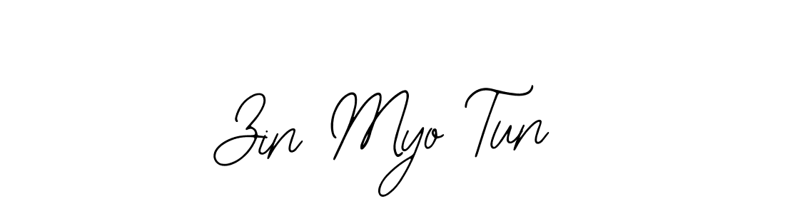 Make a beautiful signature design for name Zin Myo Tun. Use this online signature maker to create a handwritten signature for free. Zin Myo Tun signature style 12 images and pictures png