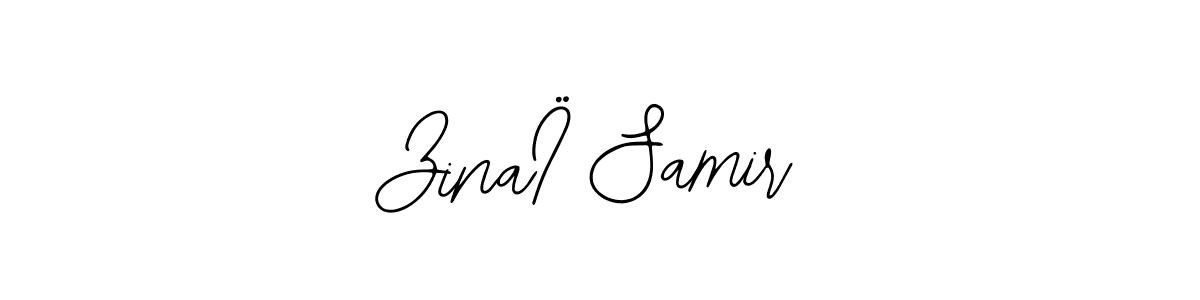 How to make ZinaÏ Samir signature? Bearetta-2O07w is a professional autograph style. Create handwritten signature for ZinaÏ Samir name. ZinaÏ Samir signature style 12 images and pictures png