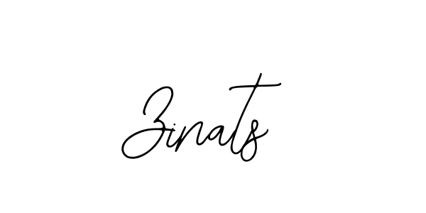 How to make Zinats name signature. Use Bearetta-2O07w style for creating short signs online. This is the latest handwritten sign. Zinats signature style 12 images and pictures png