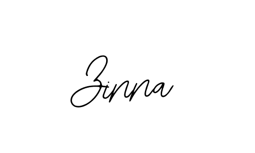 Design your own signature with our free online signature maker. With this signature software, you can create a handwritten (Bearetta-2O07w) signature for name Zinna. Zinna signature style 12 images and pictures png