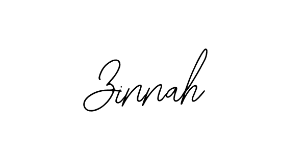 Also we have Zinnah name is the best signature style. Create professional handwritten signature collection using Bearetta-2O07w autograph style. Zinnah signature style 12 images and pictures png