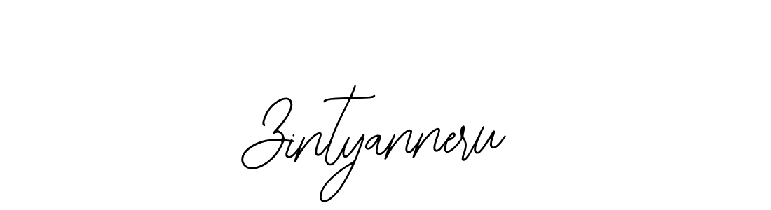 How to make Zintyanneru name signature. Use Bearetta-2O07w style for creating short signs online. This is the latest handwritten sign. Zintyanneru signature style 12 images and pictures png