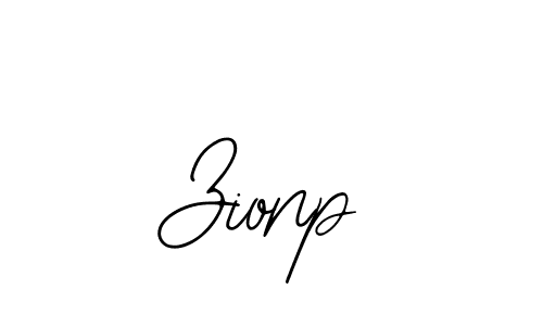 How to make Zionp signature? Bearetta-2O07w is a professional autograph style. Create handwritten signature for Zionp name. Zionp signature style 12 images and pictures png