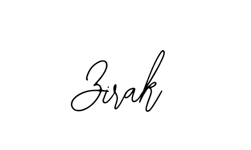 Make a beautiful signature design for name Zirak. Use this online signature maker to create a handwritten signature for free. Zirak signature style 12 images and pictures png