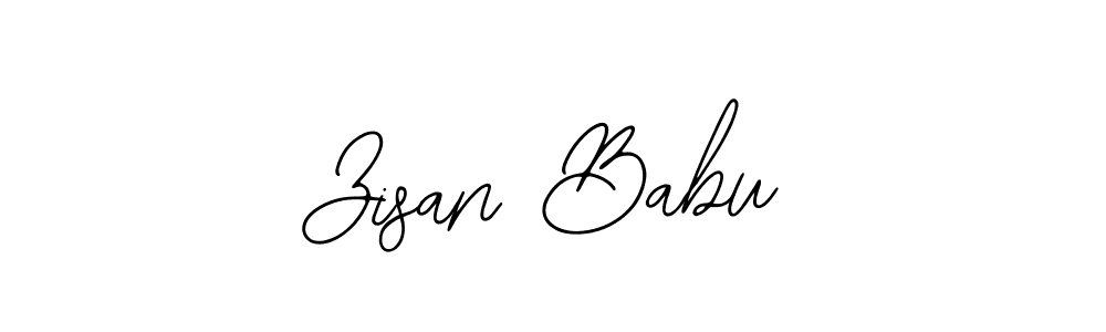 The best way (Bearetta-2O07w) to make a short signature is to pick only two or three words in your name. The name Zisan Babu include a total of six letters. For converting this name. Zisan Babu signature style 12 images and pictures png