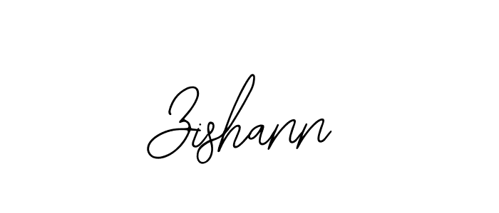 How to make Zishann name signature. Use Bearetta-2O07w style for creating short signs online. This is the latest handwritten sign. Zishann signature style 12 images and pictures png