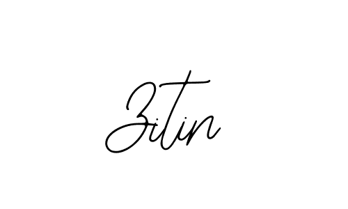 Design your own signature with our free online signature maker. With this signature software, you can create a handwritten (Bearetta-2O07w) signature for name Zitin. Zitin signature style 12 images and pictures png