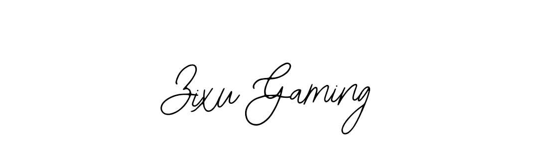 Also we have Zixu Gaming name is the best signature style. Create professional handwritten signature collection using Bearetta-2O07w autograph style. Zixu Gaming signature style 12 images and pictures png