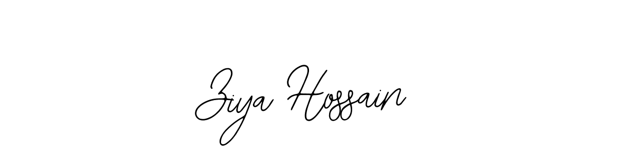 Use a signature maker to create a handwritten signature online. With this signature software, you can design (Bearetta-2O07w) your own signature for name Ziya Hossain. Ziya Hossain signature style 12 images and pictures png