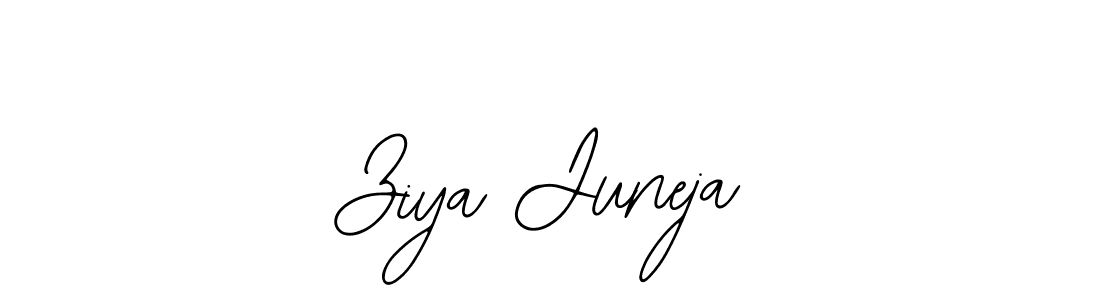 Also we have Ziya Juneja name is the best signature style. Create professional handwritten signature collection using Bearetta-2O07w autograph style. Ziya Juneja signature style 12 images and pictures png