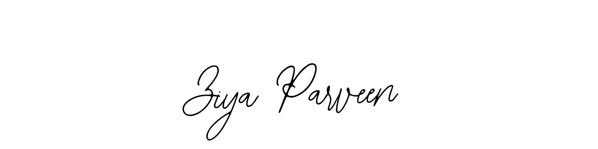 Make a beautiful signature design for name Ziya Parveen. Use this online signature maker to create a handwritten signature for free. Ziya Parveen signature style 12 images and pictures png