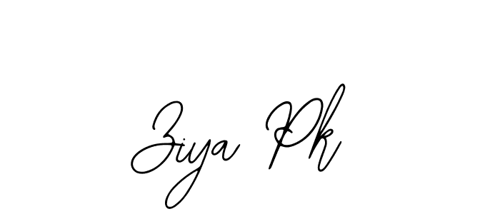 Design your own signature with our free online signature maker. With this signature software, you can create a handwritten (Bearetta-2O07w) signature for name Ziya Pk. Ziya Pk signature style 12 images and pictures png