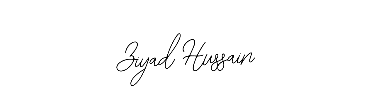 Use a signature maker to create a handwritten signature online. With this signature software, you can design (Bearetta-2O07w) your own signature for name Ziyad Hussain. Ziyad Hussain signature style 12 images and pictures png