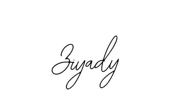 How to make Ziyady name signature. Use Bearetta-2O07w style for creating short signs online. This is the latest handwritten sign. Ziyady signature style 12 images and pictures png