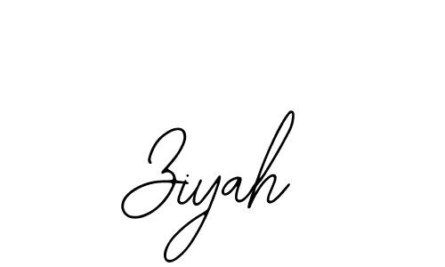 Design your own signature with our free online signature maker. With this signature software, you can create a handwritten (Bearetta-2O07w) signature for name Ziyah. Ziyah signature style 12 images and pictures png
