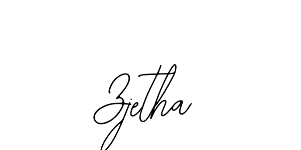 if you are searching for the best signature style for your name Zjetha. so please give up your signature search. here we have designed multiple signature styles  using Bearetta-2O07w. Zjetha signature style 12 images and pictures png