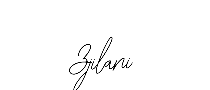Make a beautiful signature design for name Zjilani. Use this online signature maker to create a handwritten signature for free. Zjilani signature style 12 images and pictures png