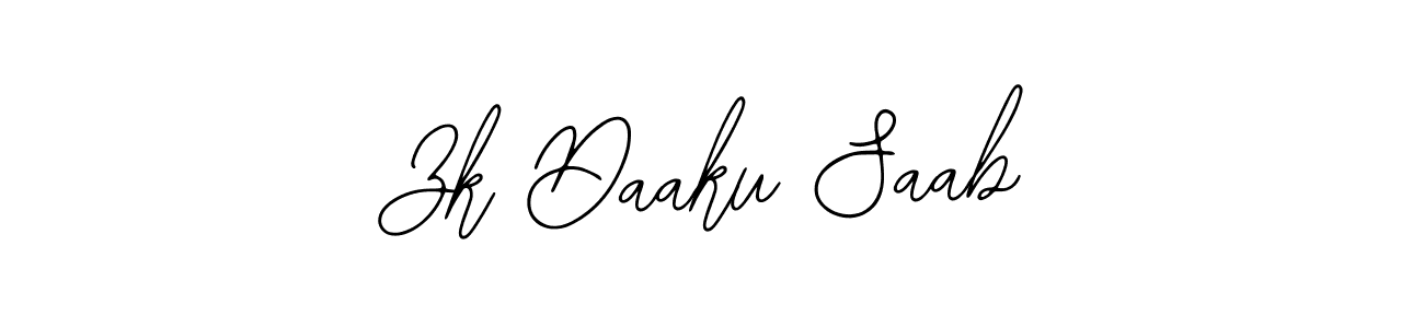 It looks lik you need a new signature style for name Zk Daaku Saab. Design unique handwritten (Bearetta-2O07w) signature with our free signature maker in just a few clicks. Zk Daaku Saab signature style 12 images and pictures png