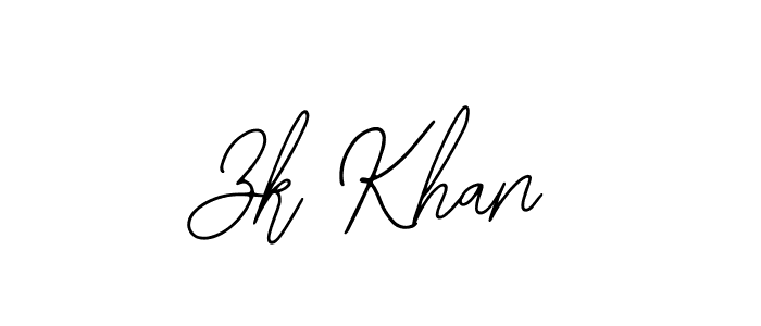 How to Draw Zk Khan signature style? Bearetta-2O07w is a latest design signature styles for name Zk Khan. Zk Khan signature style 12 images and pictures png