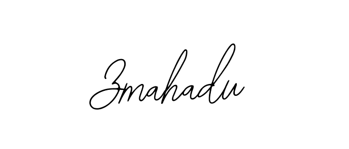 Make a beautiful signature design for name Zmahadu. With this signature (Bearetta-2O07w) style, you can create a handwritten signature for free. Zmahadu signature style 12 images and pictures png