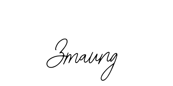 Zmaung stylish signature style. Best Handwritten Sign (Bearetta-2O07w) for my name. Handwritten Signature Collection Ideas for my name Zmaung. Zmaung signature style 12 images and pictures png