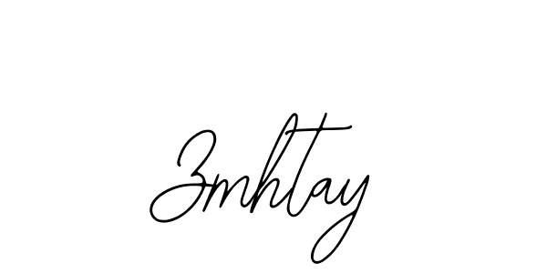 How to make Zmhtay name signature. Use Bearetta-2O07w style for creating short signs online. This is the latest handwritten sign. Zmhtay signature style 12 images and pictures png