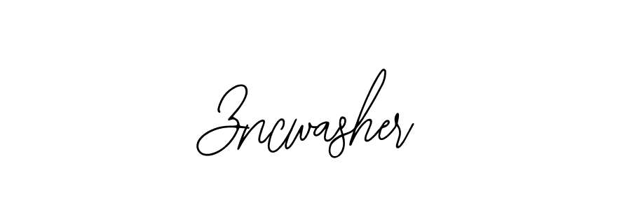 Make a beautiful signature design for name Zncwasher. With this signature (Bearetta-2O07w) style, you can create a handwritten signature for free. Zncwasher signature style 12 images and pictures png