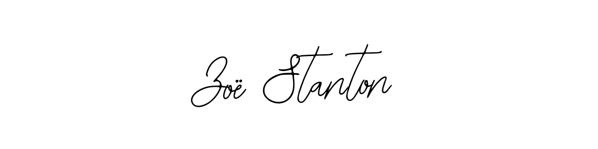 Use a signature maker to create a handwritten signature online. With this signature software, you can design (Bearetta-2O07w) your own signature for name Zoë Stanton. Zoë Stanton signature style 12 images and pictures png