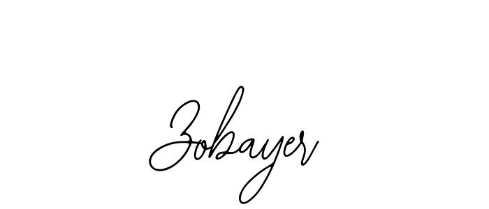 How to make Zobayer name signature. Use Bearetta-2O07w style for creating short signs online. This is the latest handwritten sign. Zobayer signature style 12 images and pictures png