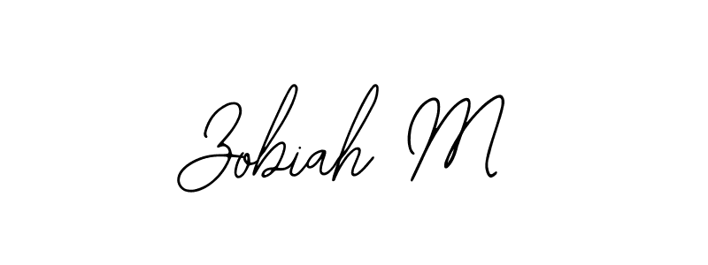 Zobiah M stylish signature style. Best Handwritten Sign (Bearetta-2O07w) for my name. Handwritten Signature Collection Ideas for my name Zobiah M. Zobiah M signature style 12 images and pictures png