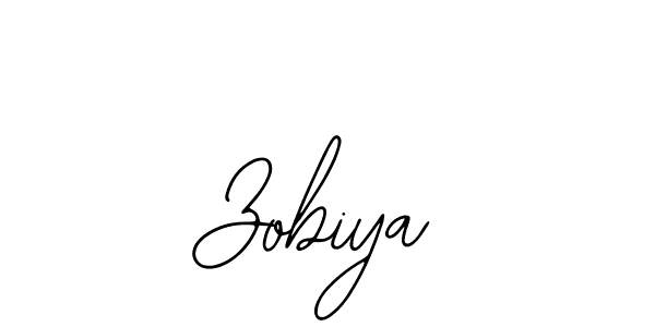How to make Zobiya name signature. Use Bearetta-2O07w style for creating short signs online. This is the latest handwritten sign. Zobiya signature style 12 images and pictures png