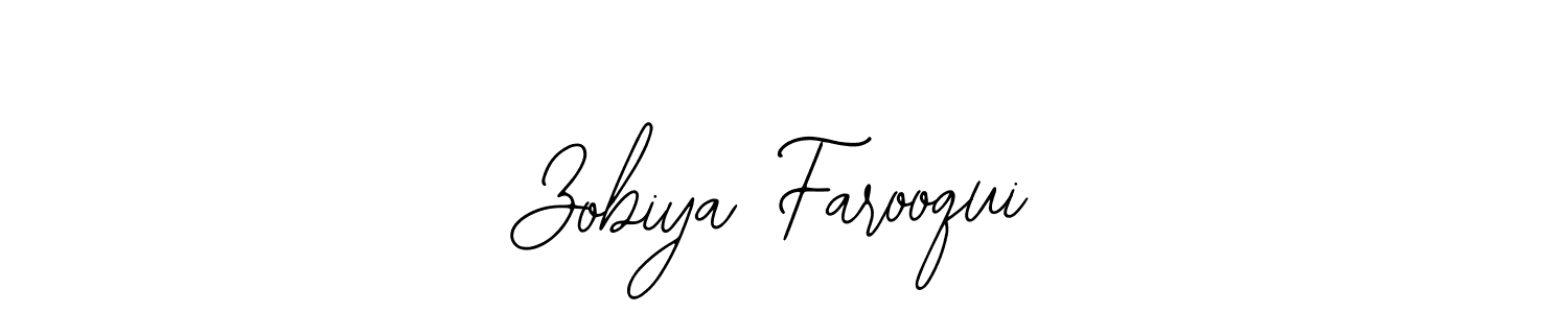 Design your own signature with our free online signature maker. With this signature software, you can create a handwritten (Bearetta-2O07w) signature for name Zobiya Farooqui. Zobiya Farooqui signature style 12 images and pictures png