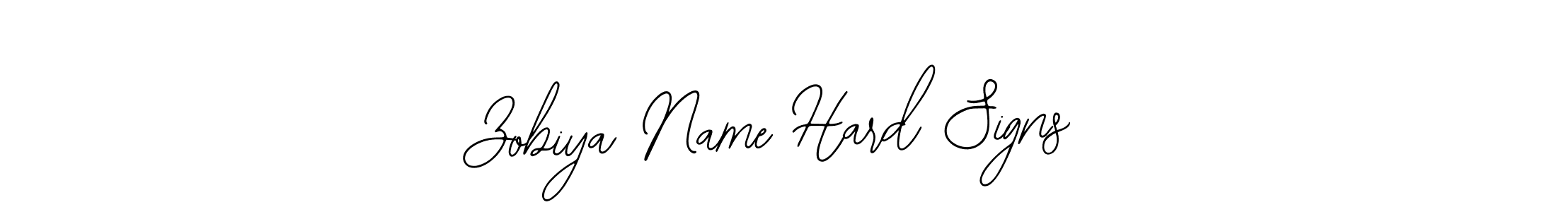 Also we have Zobiya Name Hard Signs name is the best signature style. Create professional handwritten signature collection using Bearetta-2O07w autograph style. Zobiya Name Hard Signs signature style 12 images and pictures png