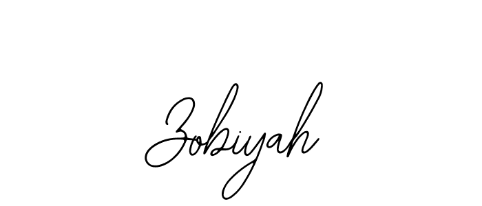 Also You can easily find your signature by using the search form. We will create Zobiyah name handwritten signature images for you free of cost using Bearetta-2O07w sign style. Zobiyah signature style 12 images and pictures png