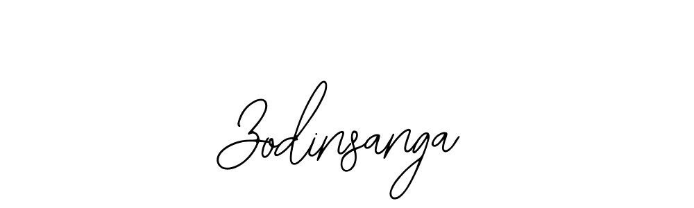 How to make Zodinsanga signature? Bearetta-2O07w is a professional autograph style. Create handwritten signature for Zodinsanga name. Zodinsanga signature style 12 images and pictures png