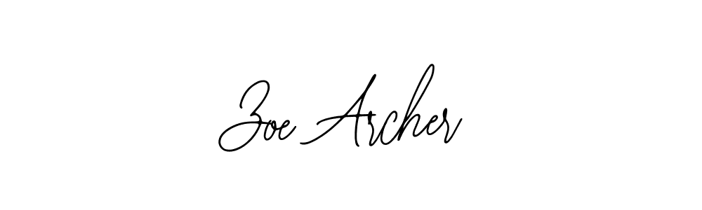 Make a beautiful signature design for name Zoe Archer. With this signature (Bearetta-2O07w) style, you can create a handwritten signature for free. Zoe Archer signature style 12 images and pictures png
