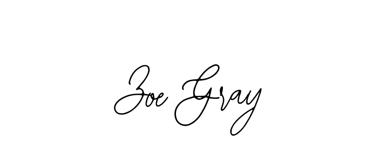 Design your own signature with our free online signature maker. With this signature software, you can create a handwritten (Bearetta-2O07w) signature for name Zoe Gray. Zoe Gray signature style 12 images and pictures png