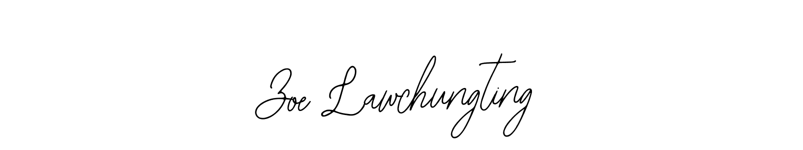 Zoe Lawchungting stylish signature style. Best Handwritten Sign (Bearetta-2O07w) for my name. Handwritten Signature Collection Ideas for my name Zoe Lawchungting. Zoe Lawchungting signature style 12 images and pictures png