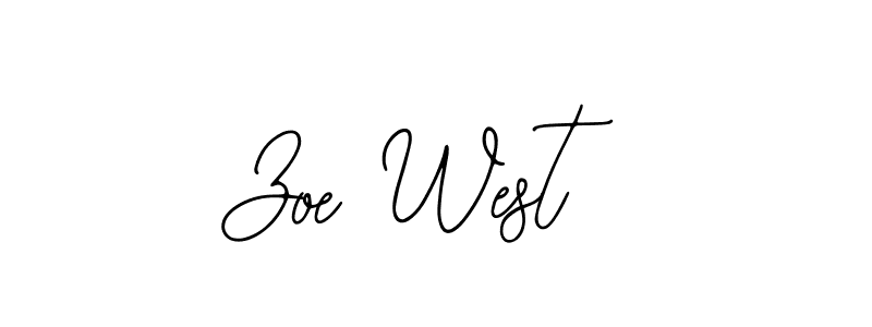 Make a beautiful signature design for name Zoe West. Use this online signature maker to create a handwritten signature for free. Zoe West signature style 12 images and pictures png