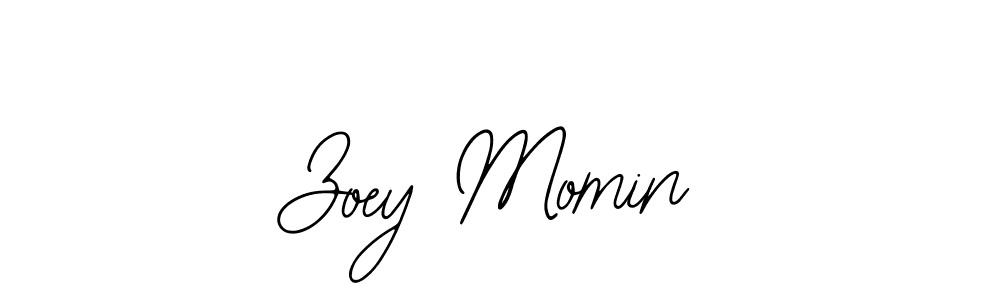 Also we have Zoey Momin name is the best signature style. Create professional handwritten signature collection using Bearetta-2O07w autograph style. Zoey Momin signature style 12 images and pictures png