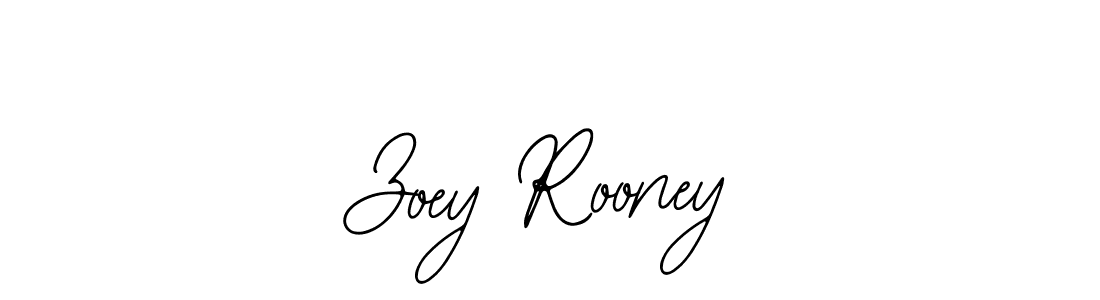 How to make Zoey Rooney name signature. Use Bearetta-2O07w style for creating short signs online. This is the latest handwritten sign. Zoey Rooney signature style 12 images and pictures png