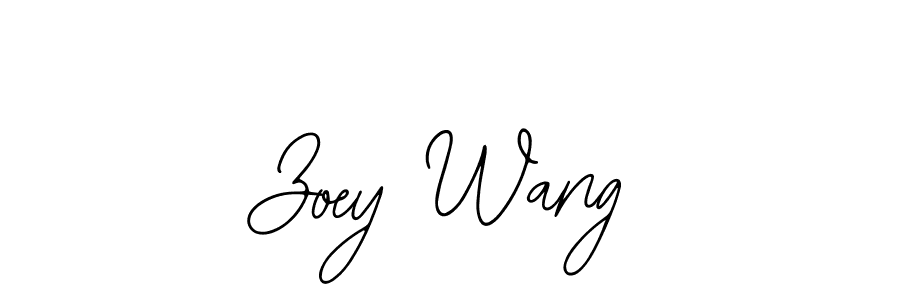 The best way (Bearetta-2O07w) to make a short signature is to pick only two or three words in your name. The name Zoey Wang include a total of six letters. For converting this name. Zoey Wang signature style 12 images and pictures png